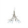 Zaneen Lighting Bolzano Six Light Chandelier in Bamboo
