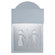 Zaneen Lighting Mini Signal Restroom Wall Light in Metallic Gray