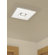 Zaneen Lighting Polifemo 7.75" Flush Mount with White Glass