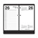 At-A-Glance Loose-leaf Desk Calendar Refill , 12 Months Jan/Dec, 3-1/2"x6", WE, 2013