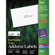 Avery Consumer Products Eco-friendly Labels, 1 x 2 5/8, White, 750/Pack                                                                              