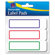 Avery Consumer Products Removable Label Pads, 1 x 3, Assorted, 120/Pack