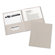 Avery Consumer Products Two-Pocket Embossed Paper Portfolio, 30-Sheet Capacity, Gray, 25 per Box                                                     