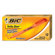Bic Corporation Highlighter w/ Pocket Clip, Chisel Point, Nontoxic, 12-Pack, Orange
