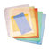 Cardinal Brands, Inc Ring Binder Poly Pockets, 8-1/2 x 11, Assorted Colors, Five per Pack                                                         