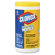Clorox Company Lemon Scent Disinfecting Wet Wipes, Cloth, 75/Canister