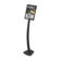 Deflect-O Corporation Sign Stands, Holds 11"x17", 12"x12"x56", Black