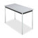Iceberg Enterprises Utility Table, 48"x24"x29", Chrome Legs, Granite/Black