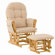 Storkcraft Custom Hoop Glider and Ottoman