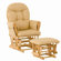 Storkcraft Custom Hoop Glider and Ottoman