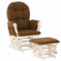 Storkcraft Custom Hoop Glider and Ottoman