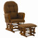 Storkcraft Custom Hoop Glider and Ottoman