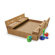 Badger Basket Cedar Sandbox with Two Bench Seats