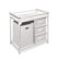 Badger Basket Modern Baby Change Table with 3 Baskets and Hamper