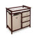 Badger Basket Modern Baby Change Table with 3 Baskets and Hamper