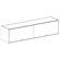 Maxon Furniture Overhead Storage, 60" Wide, Gray