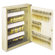 MMF Industries Locking Disc-Tumbler 110-Key Welded Steel Cabinet, 14w x 3-1/8d x 17-1/8h, Sand                                              
