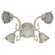 Craftmade Four Light Ceiling Fan Light  Cast Fitter