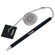PM Company Counter Pen With 24" Ball Chain/Base, Black Pen/Black Ink