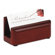 Rolodex Corporation Wood Tones Business Card Holder, Capacity 50 2-1/4 x 4 Cards, Mahogany