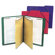 S&J PAPER Classification Folios w/Fastener, Ltr, 6-Section, Executive Red, 10/bx                                                       