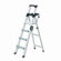 Cosco Six-Foot Lightweight Aluminum Folding Step Ladder with Leg Lock and Handle