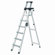 Cosco Eight-Foot Lightweight Aluminum Folding Step Ladder with Leg Lock and Handle