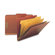 Smead Manufacturing Company Folders, Legal, 3 Partition, 3" Expansion, Legal, Red/Gray