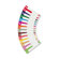 Smead Manufacturing Company Alpha-Z Color-Coded First Letter Name Labels, A & N, Red, 100/Pack