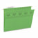 Smead Manufacturing Company Tuff Hanging Folder w/Easy Slide Tab, Letter, 18/Pack, Green