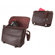 Stebco LLC Leather Look Expandable Briefcase Messenger Bag in Mahogany