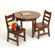 Lipper International Kids' 3 Piece Table and Chair Set