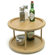 Lipper International 10" Bamboo Two Tier Turntable