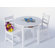 Lipper International Kids' 3 Piece Table and Chair Set