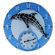 Taylor Mosaic Dolphin Outdoor 14" Clock/Thermometer