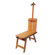 Martin Universal Design Rolling Wooden Bench-Style Artist Easel in Natural Wood