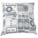 Aimee Wilder Designs Pillow in Steel Grey