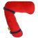 Kalencom Seat Belt Snoozer in Red / Navy Minky
