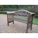 Oakland Living Tea Rose Royal Aluminum Garden Bench