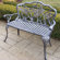 Oakland Living Butterfly Aluminum Garden Bench