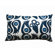 Balanced Design Hand Printed Canvas Peacock Pillow