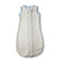 Swaddle Designs Organic zzZipMe Sack in Natural with Pastel Blue Trim