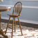 Liberty Furniture Nostalgia Casual Dining 3 Piece Round Pub Table Set with Arrow Back Barstools in Medium Oak