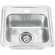 Yosemite Home Decor Stainless Steel Topmount Single Bowl Bar Sink