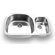 Yosemite Home Decor 35.25" x 20.875" Stainless Steel Undermount Double Bowl Kitchen Sink