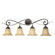 Vaxcel Hapsburg Steel  Vanity Light in Olde Iron