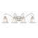 Vaxcel Picasso  Vanity Light in Brushed Nickel
