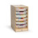 Whitney Brothers Clear Tray Laminate Storage Cabinet