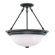 Nuvo Lighting 15.5" 3 Light Semi Flush Mount