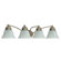 Nuvo Lighting Empire  Vanity Light with Alabaster Glass in Brushed Nickel